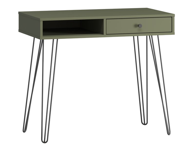 Письменный стол Крейн-3 90x50 Оливковый/Черный