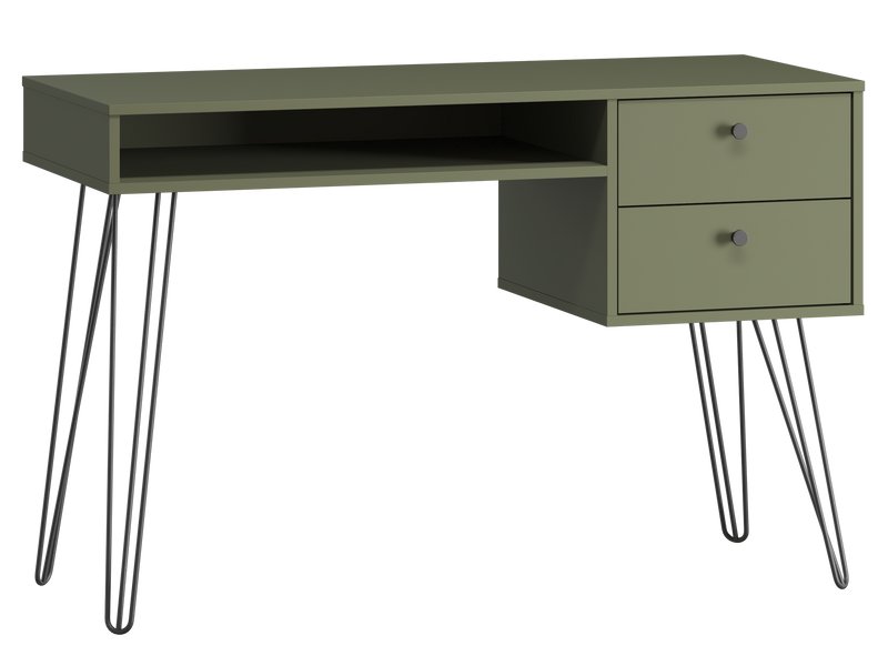 Письменный стол Крейн-2 120x50 Оливковый/Черный